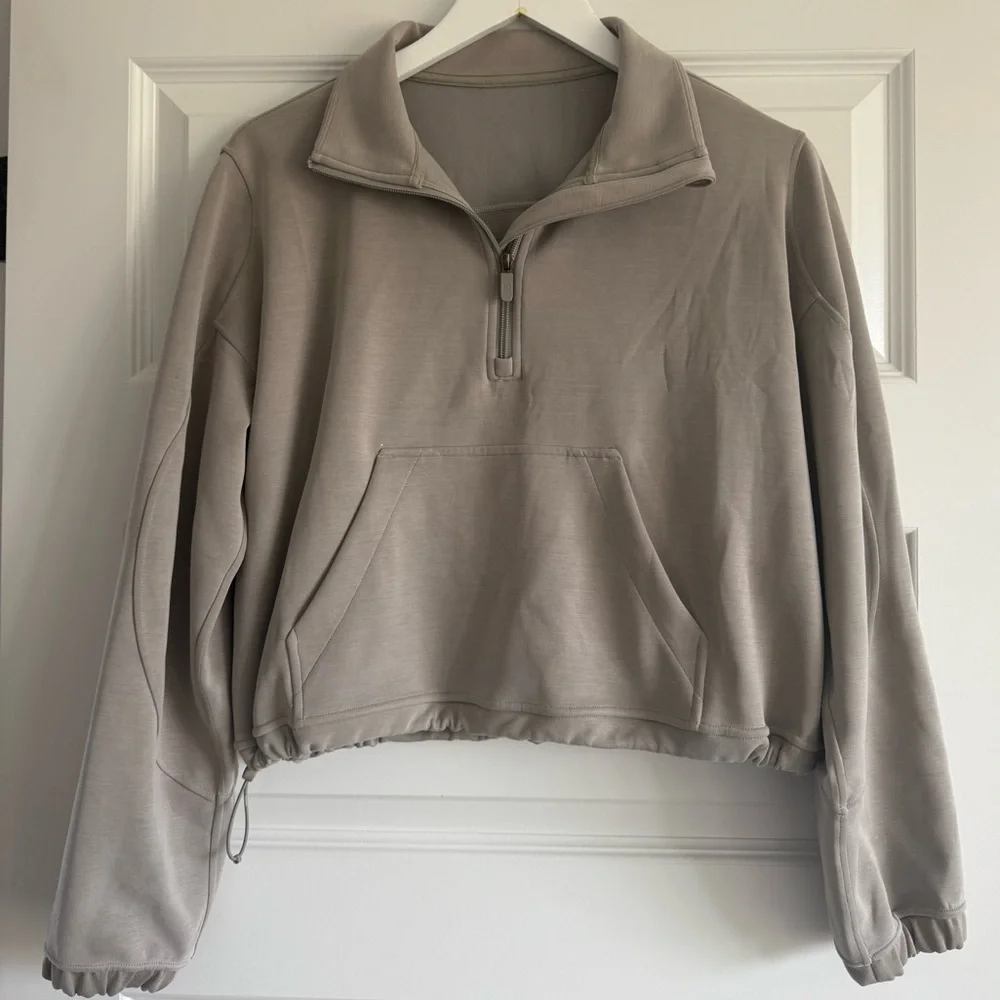 Lululemon Brushed Softstreme Half Zip - Picture 1 of 8